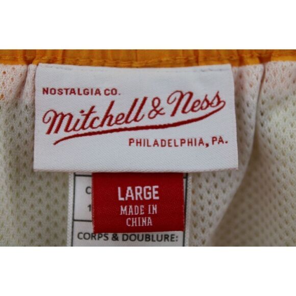 Mitchell & Ness Atlanta Hawks Warm Up Pants Retro Size Large Men Nba - Picture 9 of 10